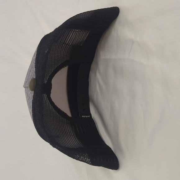 NWOT PrAna Journeyman Flat Brim Eagle Eye Trucker Hat, Color Slate/Green O/S - Picture 4 of 10